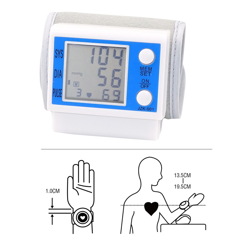 Blood Pressure Wrist Cuff Digital Monitor Blood Pressure Wrist Cuff Digital Monitor