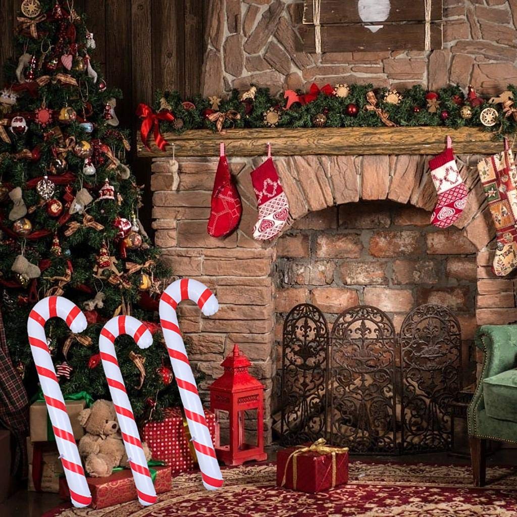 Blow Up Candy Cane Christmas Decoration Blow Up Candy Cane Christmas Decoration