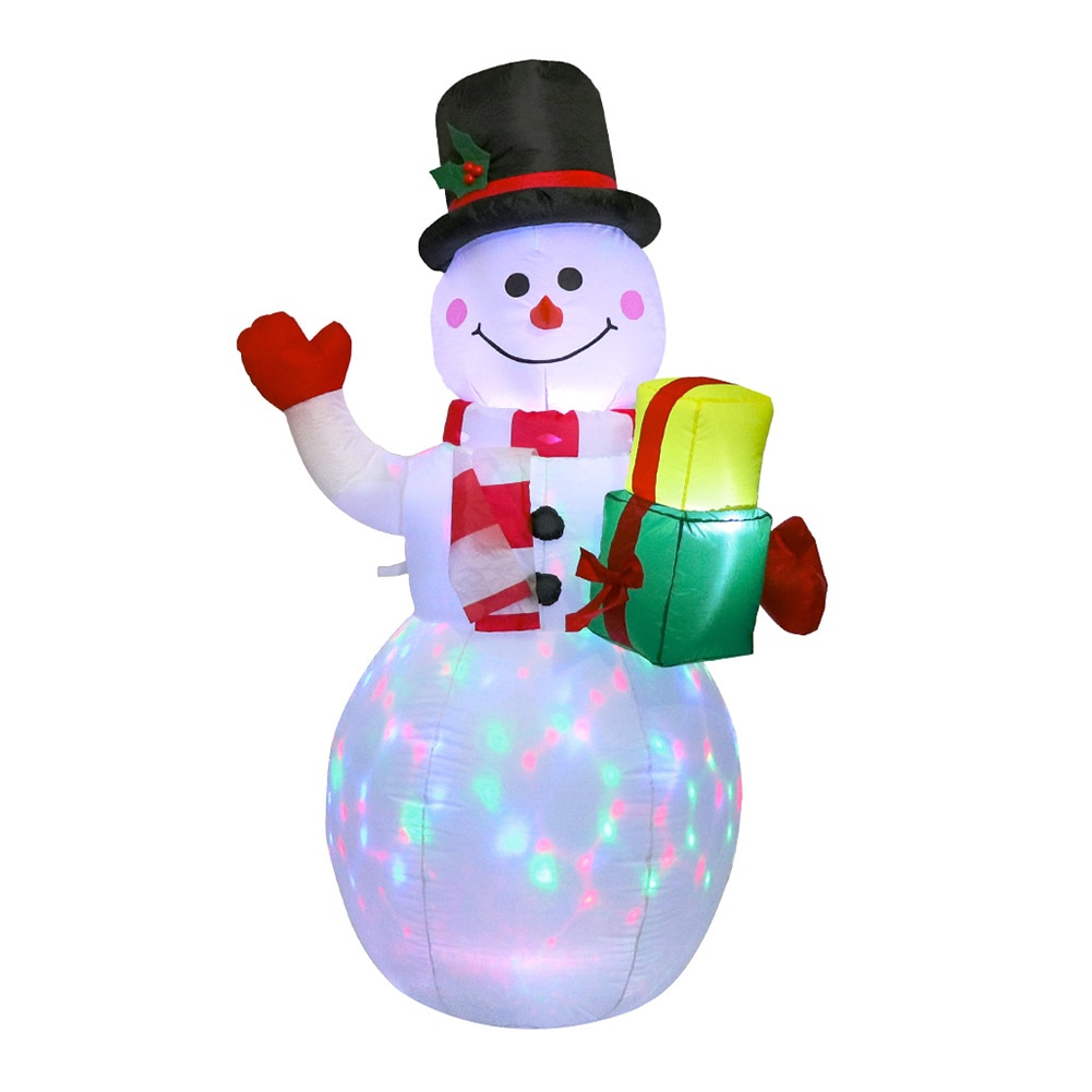 Blow Up Snowman with LED Lights Blow Up Snowman with LED Lights