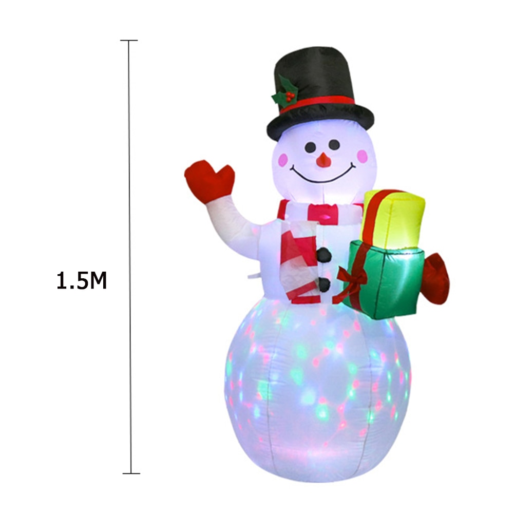 Blow Up Snowman with LED Lights Blow Up Snowman with LED Lights