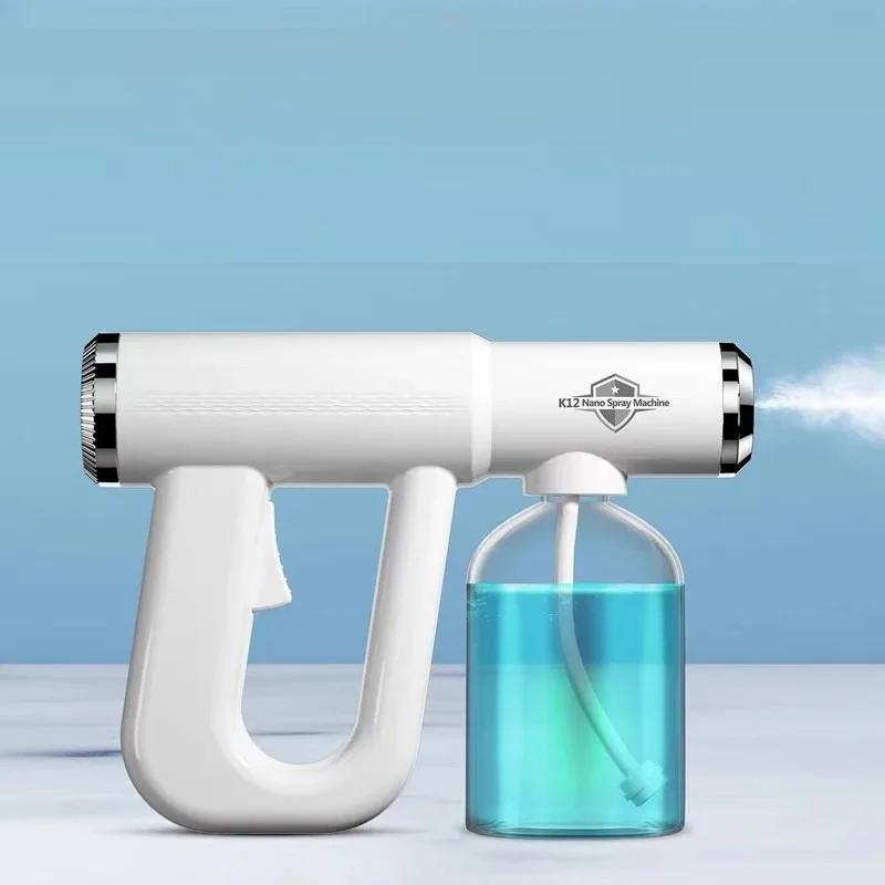 Blue Light Nano Hairspray 300ML USB Rechargeable Barber Sprayer Bottle Wireless Steam Gun for Grooming & Styling Tools Blue Light Nano Hairspray 300ML USB Rechargeable Barber Sprayer Bottle Wireless Steam Gun for Grooming & Styling Tools