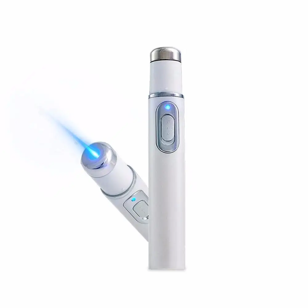 Blue Light Therapy Acne Laser Pen LED Face Light Therapy For Scar Wrinkle Removal Treatment Device Skin Care Beauty Blue Light Therapy Acne Laser Pen LED Face Light Therapy For Scar Wrinkle Removal Treatment Device Skin Care Beauty