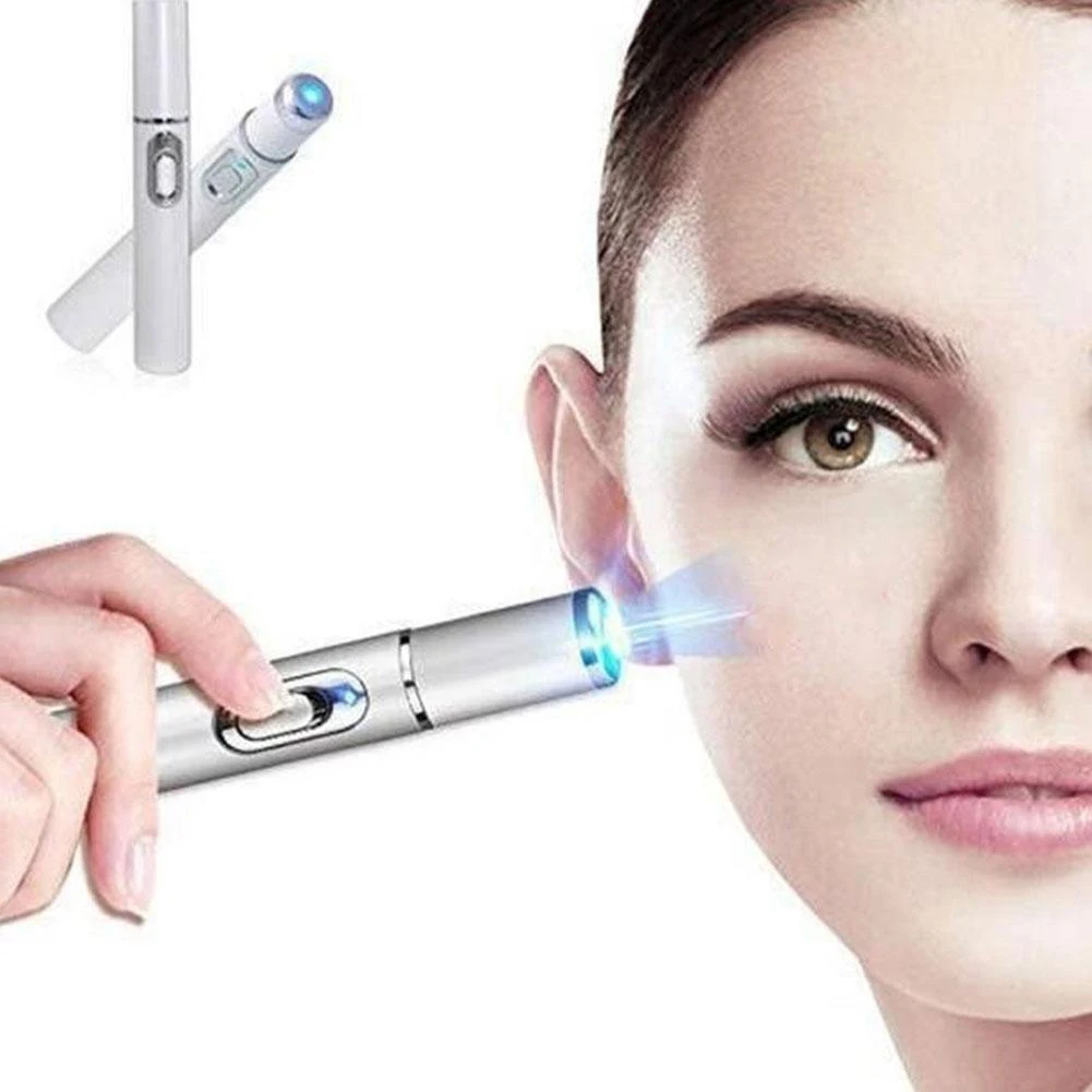 Blue Light Therapy Acne Laser Pen LED Face Light Therapy For Scar Wrinkle Removal Treatment Device Skin Care Beauty Blue Light Therapy Acne Laser Pen LED Face Light Therapy For Scar Wrinkle Removal Treatment Device Skin Care Beauty