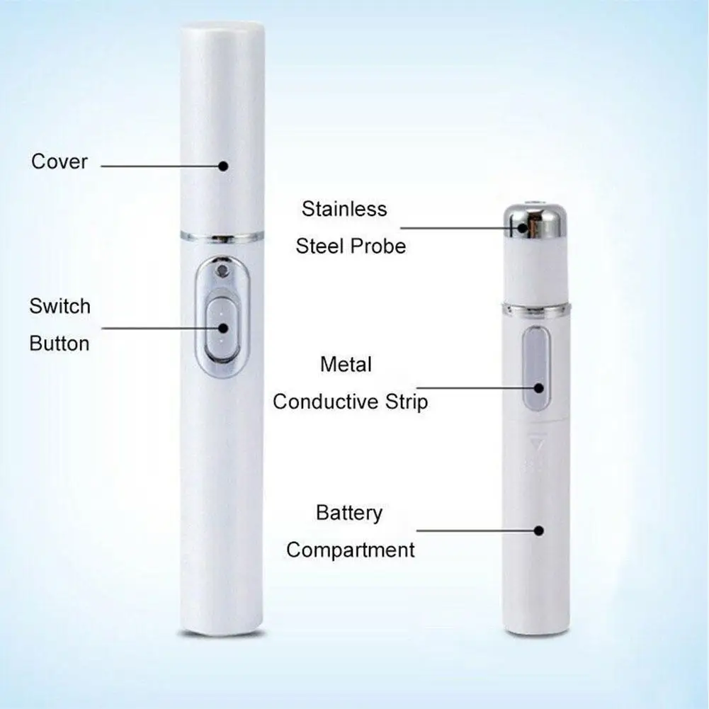 Blue Light Therapy Acne Laser Pen LED Face Light Therapy For Scar Wrinkle Removal Treatment Device Skin Care Beauty Blue Light Therapy Acne Laser Pen LED Face Light Therapy For Scar Wrinkle Removal Treatment Device Skin Care Beauty