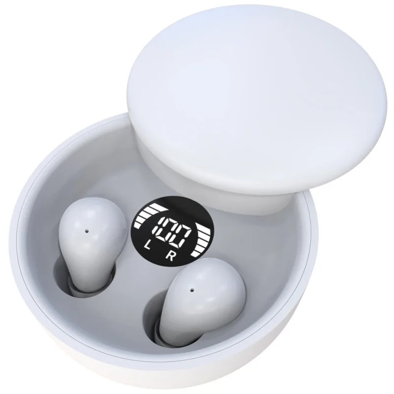 Bluetooth 5.4 Wireless Earphones Small Earbuds Sleeping Sport Invisible Headphones Bass Sound Quality Headset Sliding Bluetooth 5.4 Wireless Earphones Small Earbuds Sleeping Sport Invisible Headphones Bass Sound Quality Headset Sliding