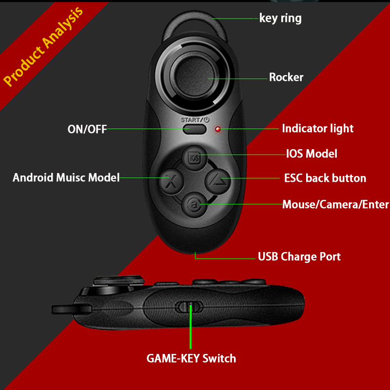 Bluetooth Controller Wireless Mini Gamepad Bluetooth Controller Wireless Mini Gamepad