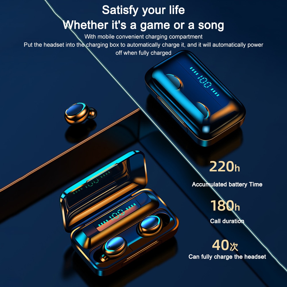 Bluetooth Earphone With Mic Wireless Device Bluetooth Earphone With Mic Wireless Device