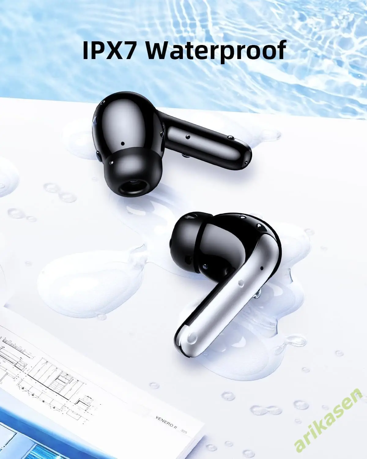 Bluetooth Earphones Active Noice Cancellation Wireless Earbuds Bluetooth 5.3 Headphones TWS with LED Display for Bluetooth Earphones Active Noice Cancellation Wireless Earbuds Bluetooth 5.3 Headphones TWS with LED Display for