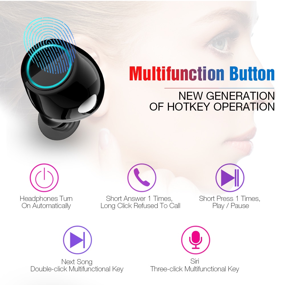 Bluetooth Headset In Ear Wireless Bluetooth Headset In Ear Wireless