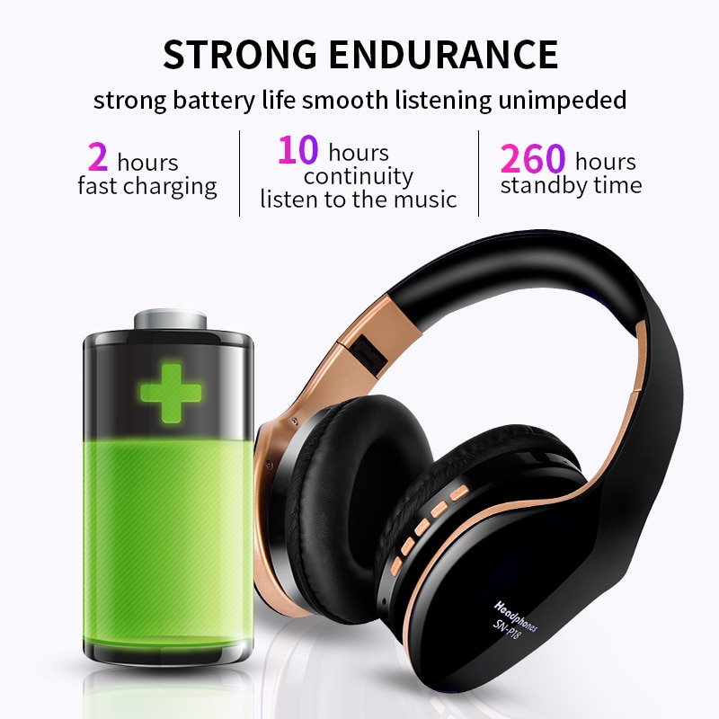 Bluetooth Headset With Mic Wireless Headphone Bluetooth Headset With Mic Wireless Headphone