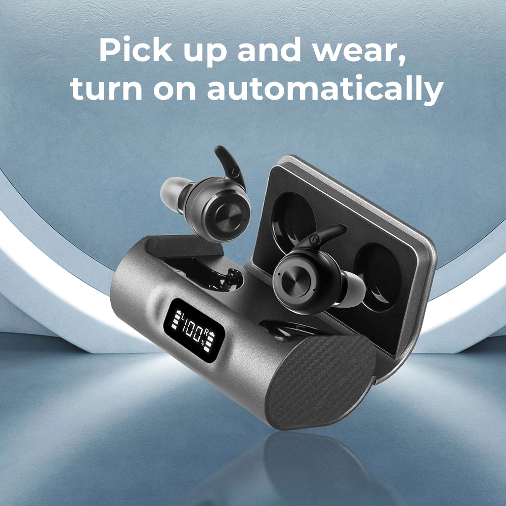 Bluetooth Hearing Aid Rechargeable Hearing Device Audifonos Sports Appearance Digital Chips ITE Ear Hearing Aids For