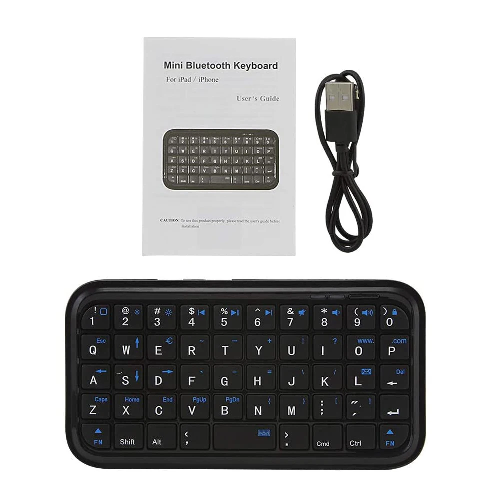 Bluetooth Keyboard Type-C Rechargeable Mini Slim Travel Size Wireless Keypad Portable 49 Key Keyboard for Tablets Bluetooth Keyboard Type-C Rechargeable Mini Slim Travel Size Wireless Keypad Portable 49 Key Keyboard for Tablets