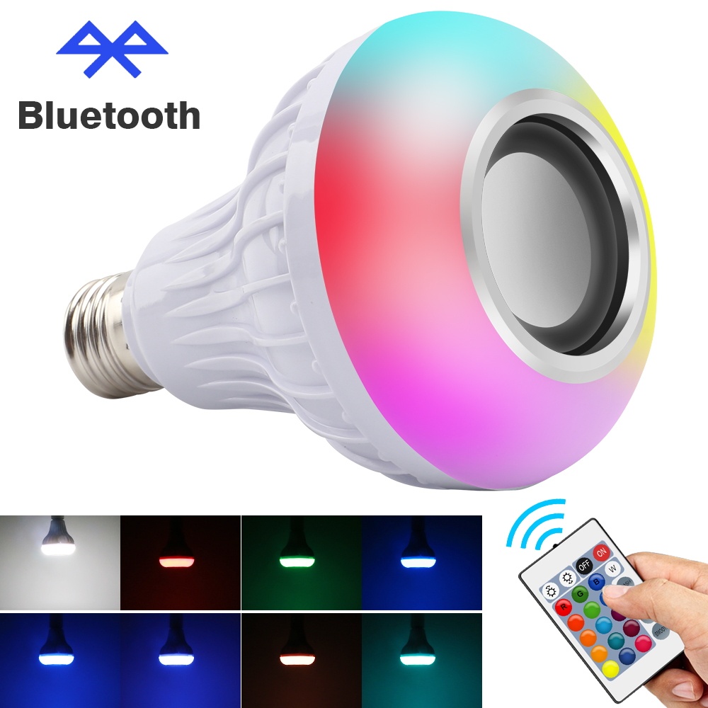 Bluetooth Light Bulb Speaker with Controller Bluetooth Light Bulb Speaker with Controller
