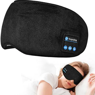 Bluetooth Sleeping Headphones Eye Mask Sleep Headphones Bluetooth Headband Soft Elastic Comfortable Wireless Music Bluetooth Sleeping Headphones Eye Mask Sleep Headphones Bluetooth Headband Soft Elastic Comfortable Wireless Music