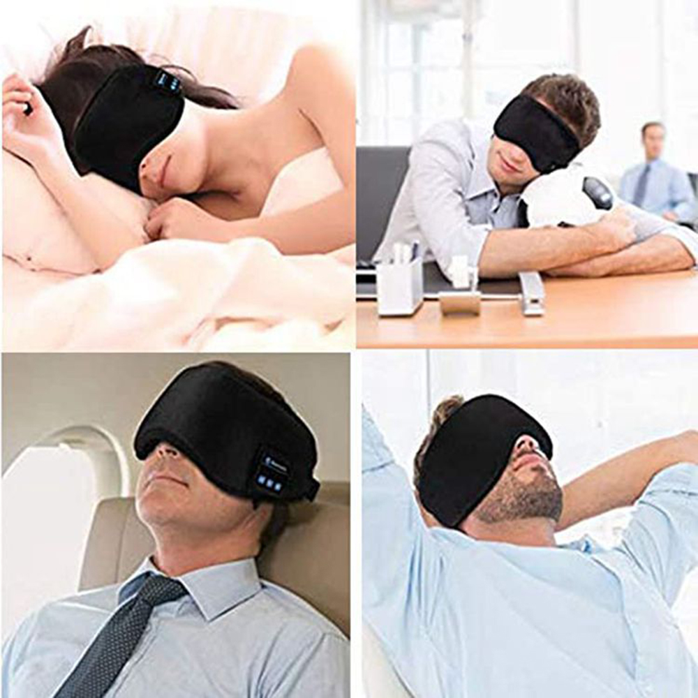 Bluetooth Sleeping Headphones Eye Mask Sleep Headphones Bluetooth Headband Soft Elastic Comfortable Wireless Music Bluetooth Sleeping Headphones Eye Mask Sleep Headphones Bluetooth Headband Soft Elastic Comfortable Wireless Music