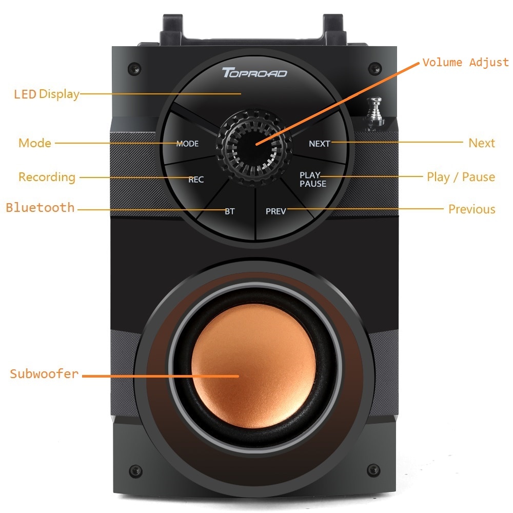 Bluetooth Speaker Subwoofer Portable Stereo Bluetooth Speaker Subwoofer Portable Stereo