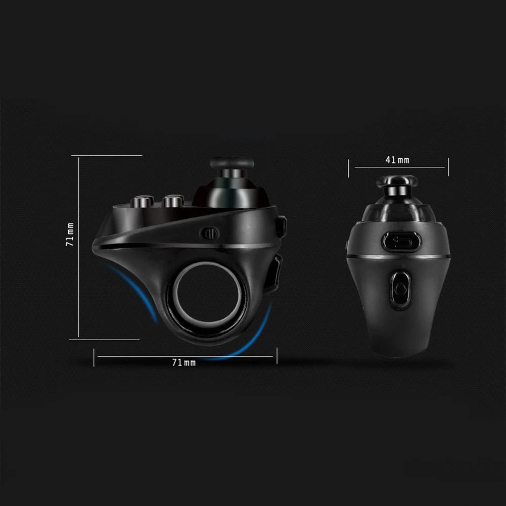 Bluetooth VR Remote Controller Ring Shape for iOS Android Phone VR Headset Bluetooth VR Remote Controller Ring Shape for iOS Android Phone VR Headset