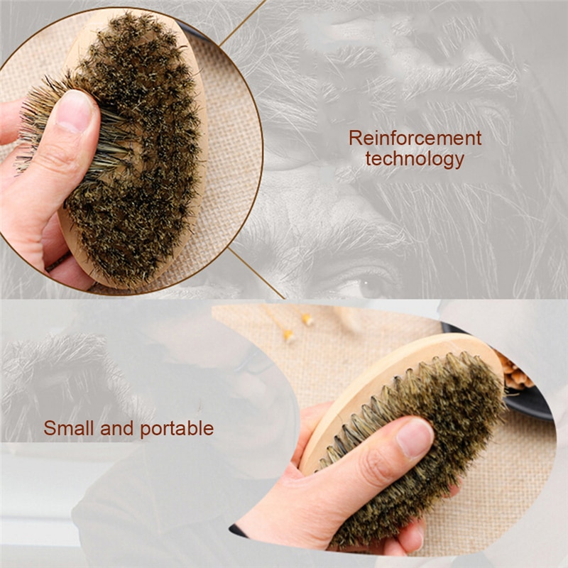 Boar Bristle Brush 3PC Set for Men Boar Bristle Brush 3PC Set for Men