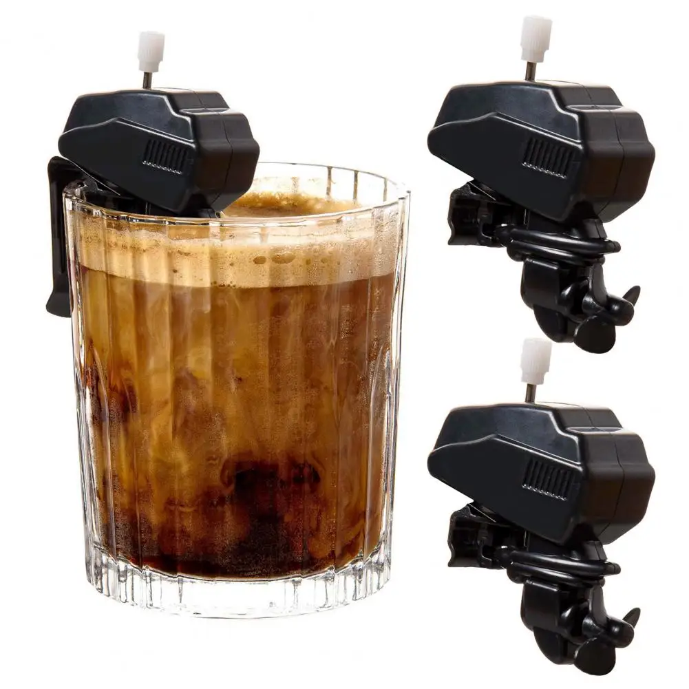 Boat Motor Coffee Stirrer Mug Attachment Coffee Mixer with Stainless Steel Clip Propeller Penetrates Deeply Mixing Boat Motor Coffee Stirrer Mug Attachment Coffee Mixer with Stainless Steel Clip Propeller Penetrates Deeply Mixing