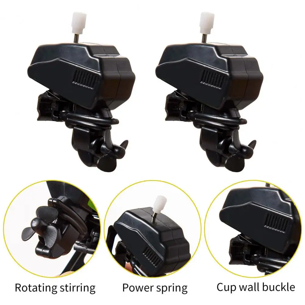 Boat Motor Coffee Stirrer Mug Attachment Coffee Mixer with Stainless Steel Clip Propeller Penetrates Deeply Mixing Boat Motor Coffee Stirrer Mug Attachment Coffee Mixer with Stainless Steel Clip Propeller Penetrates Deeply Mixing