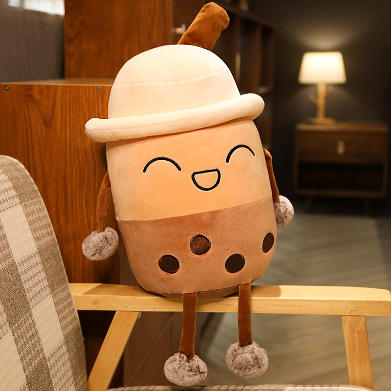 Boba Plush Toy Stuffed Bubble Tea Cup Boba Plush Toy Stuffed Bubble Tea Cup