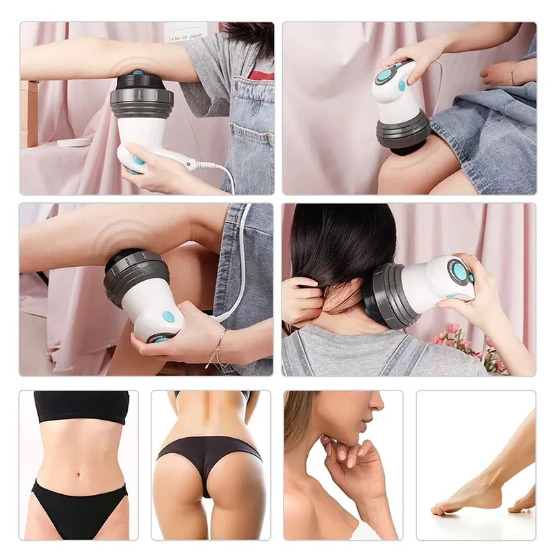 Body Electric Massager Anti Cellulite Portable Fat Slimming Health Care Massage Instrument Vibration Cervical Spine Body Electric Massager Anti Cellulite Portable Fat Slimming Health Care Massage Instrument Vibration Cervical Spine