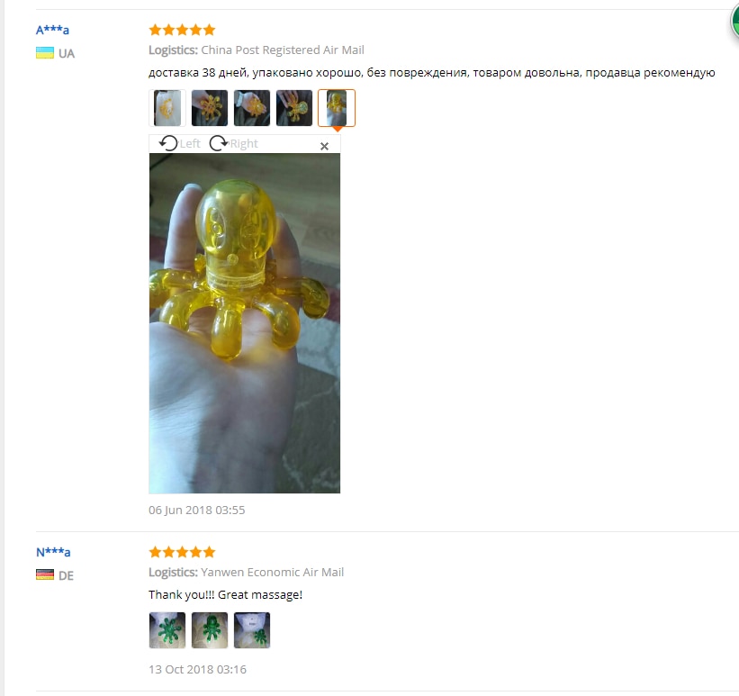 Body Massager Plastic Octopus Body Massager Plastic Octopus