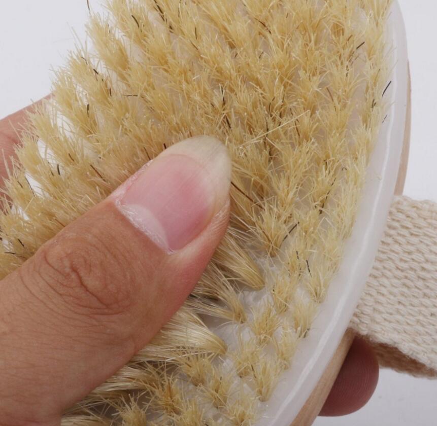 Body Scrub Brush Wooden Exfoliator