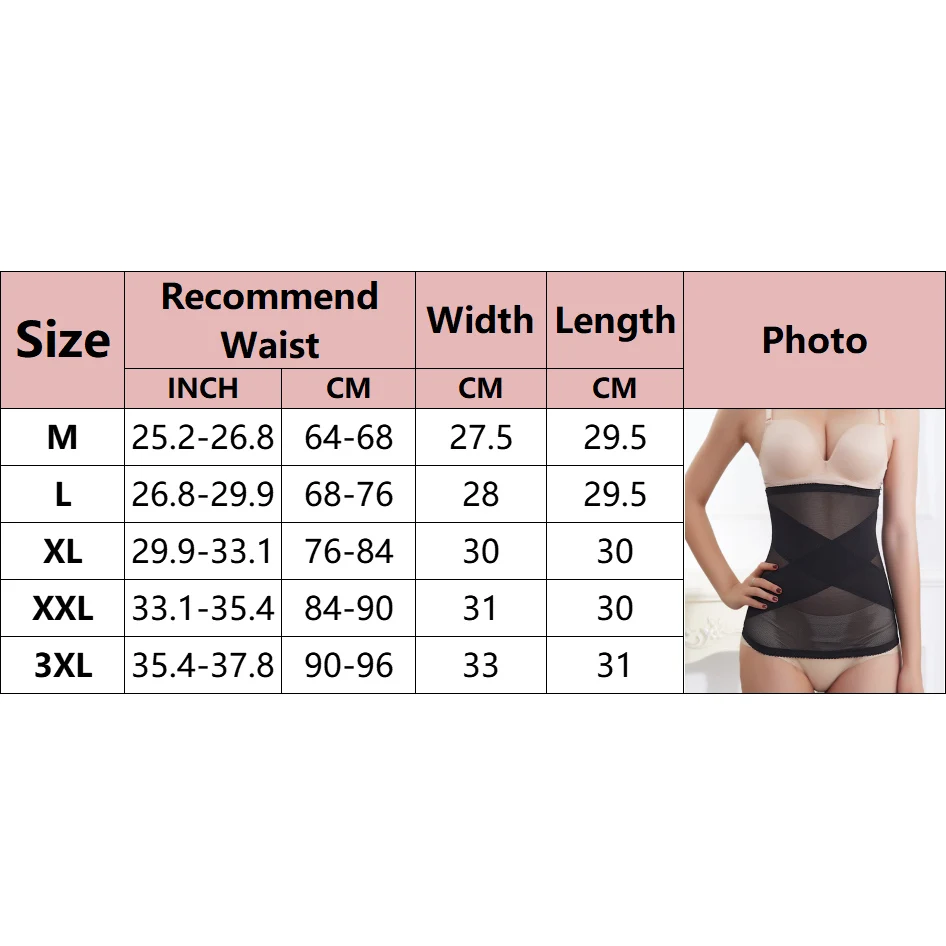 Body Shaper Waist Trainer Belt for Women Modeling Strap Mesh Intimates Girdle Belly Belt Stomach Abdomen Postpartum Body Shaper Waist Trainer Belt for Women Modeling Strap Mesh Intimates Girdle Belly Belt Stomach Abdomen Postpartum