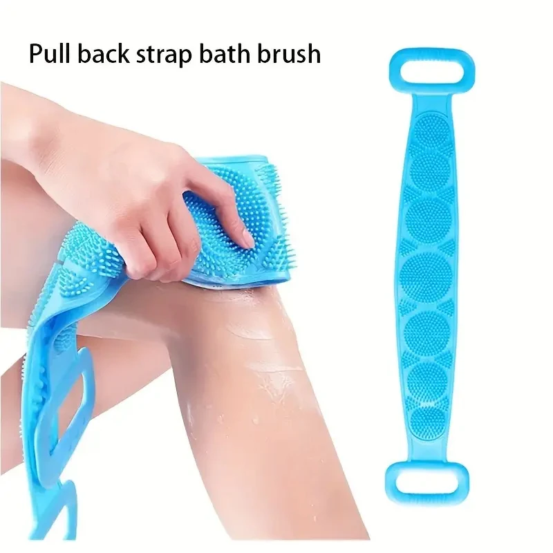 Body Silicone Brush Scrub Body Exfoliating Sponge Brush Bathroom Shower Back Brush Bath Scrub Clean Tool Stain Removal Body Silicone Brush Scrub Body Exfoliating Sponge Brush Bathroom Shower Back Brush Bath Scrub Clean Tool Stain Removal