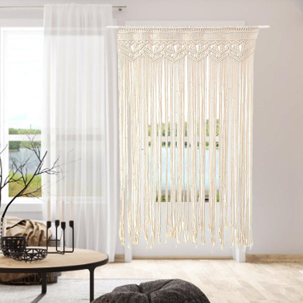 Bohemian Cotton Macrame Door Curtain