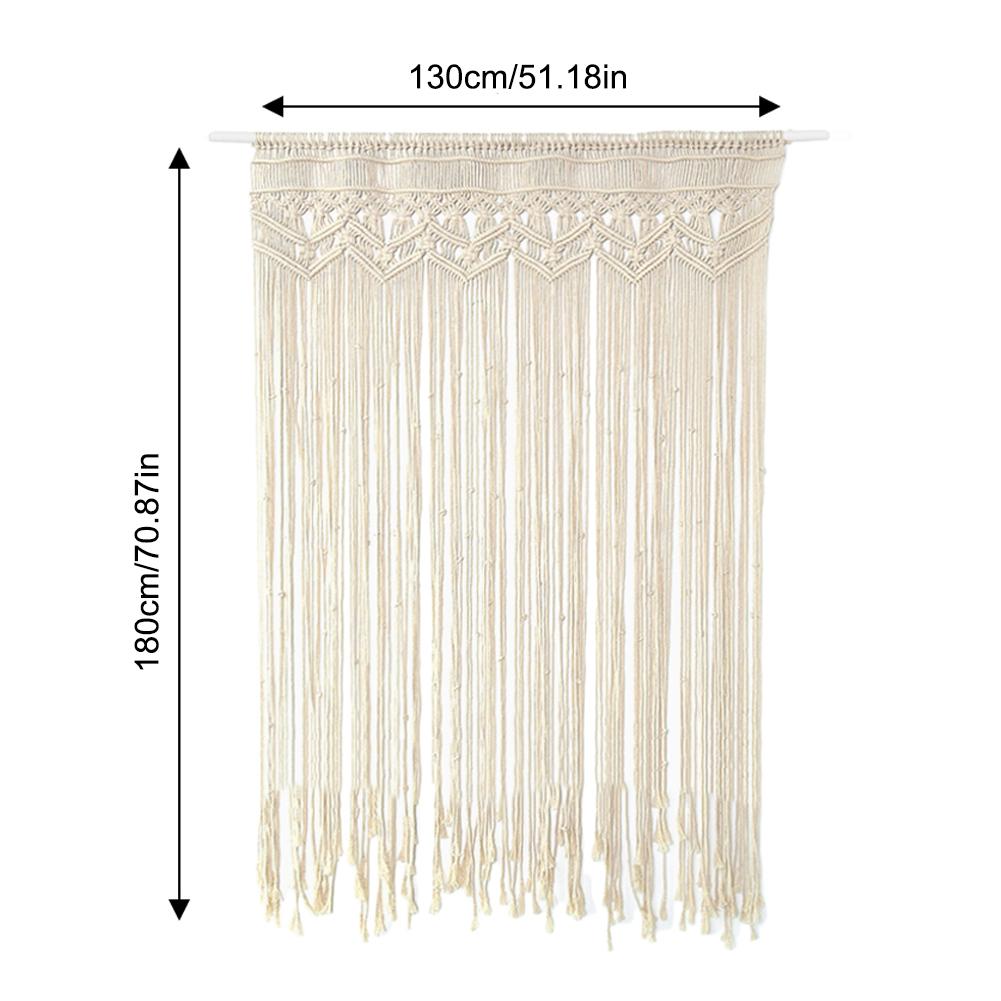Bohemian Cotton Macrame Door Curtain