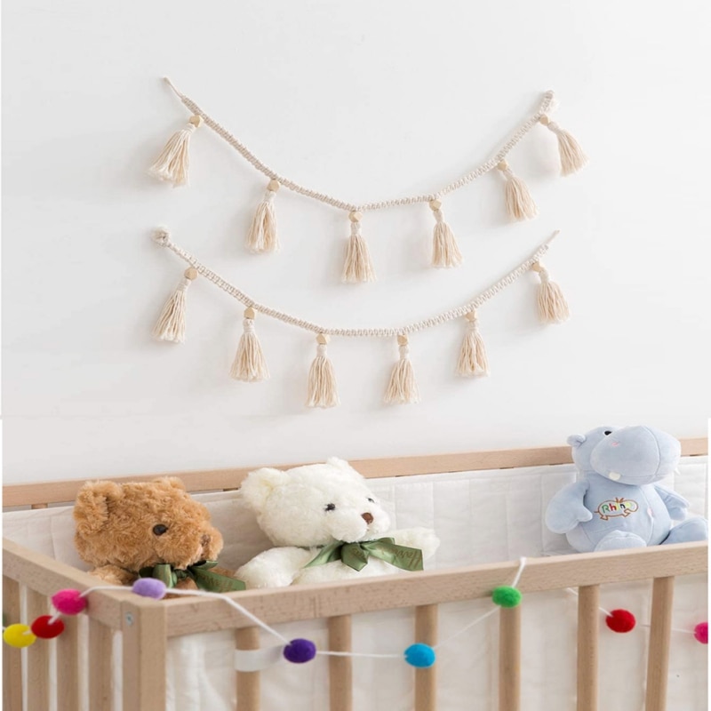 Bohemian Macrame Hanging Wall Tassels