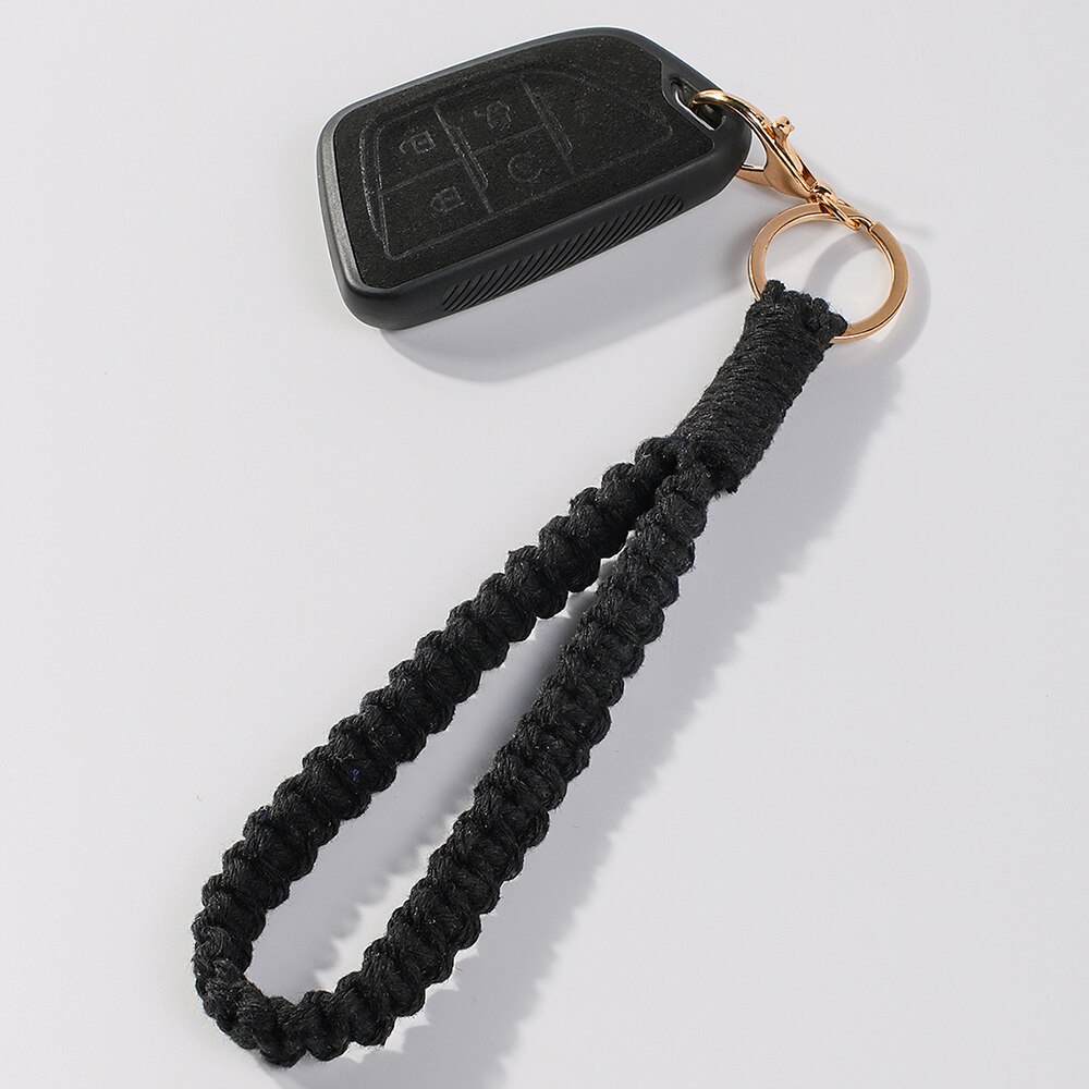 Bohemian Macrame Wristlet Keychain