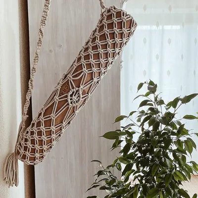 Bohemian Macrame Yoga Mat Strap Bohemian Macrame Yoga Mat Strap