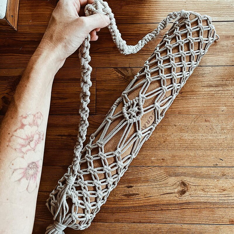 Bohemian Macrame Yoga Mat Strap Bohemian Macrame Yoga Mat Strap