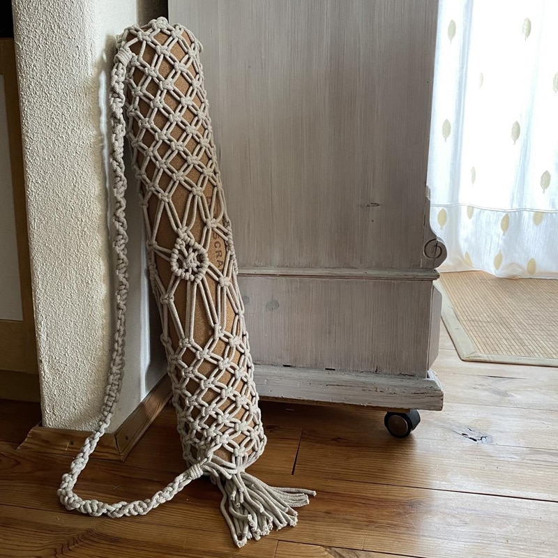Bohemian Macrame Yoga Mat Strap Bohemian Macrame Yoga Mat Strap