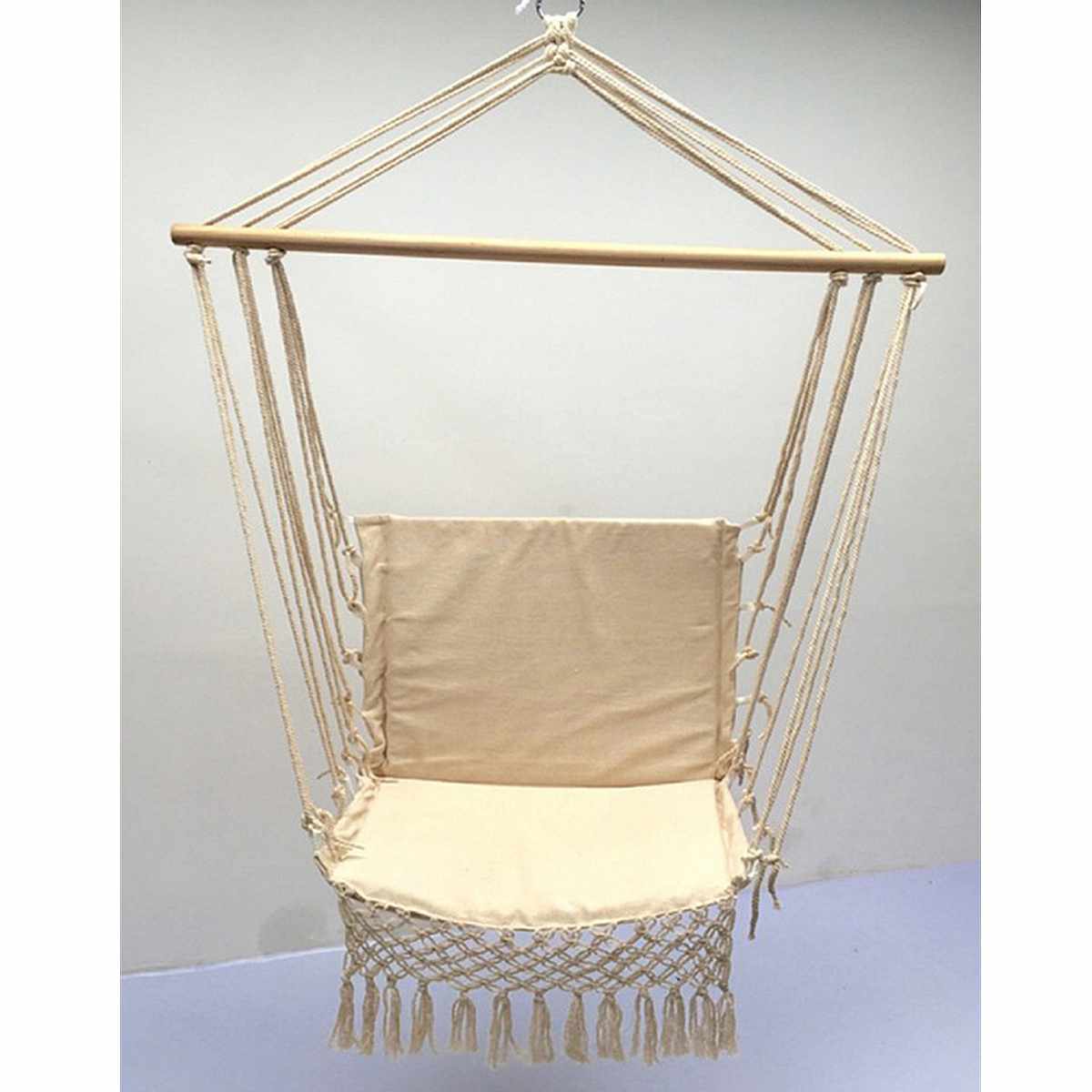 Bohemian Rope Hammock Chair with Stick Bohemian Rope Hammock Chair with Stick
