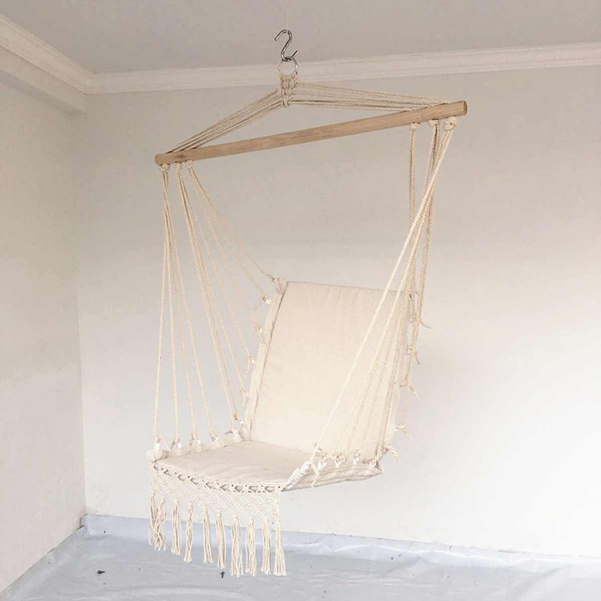 Bohemian Rope Hammock Chair with Stick Bohemian Rope Hammock Chair with Stick