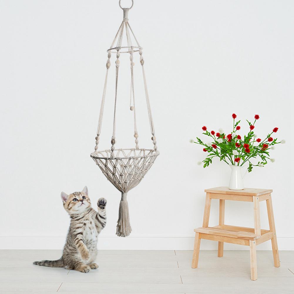 Bohemian Style Cat Hammock Macrame