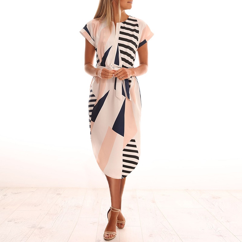 Bohemian Style Dresses Geometric Pattern Bohemian Style Dresses Geometric Pattern
