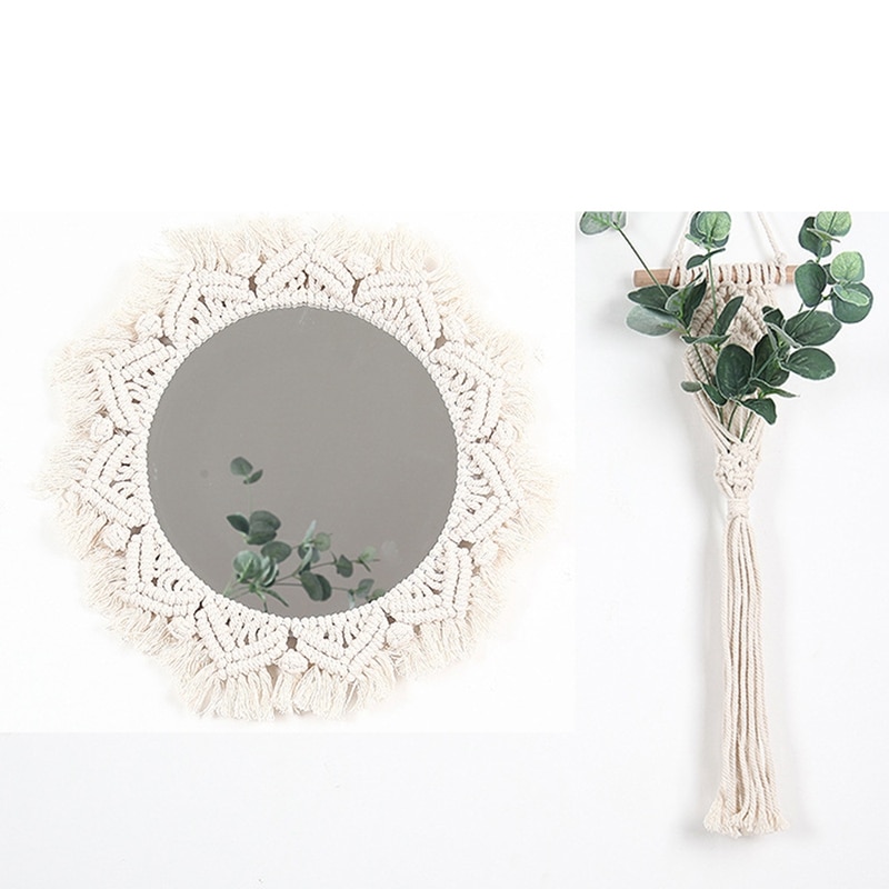 Bohemian Style Mirror Macrame