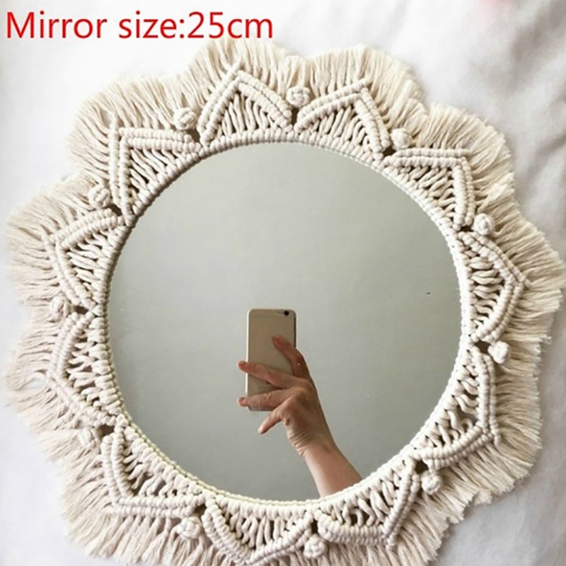 Bohemian Style Mirror Macrame