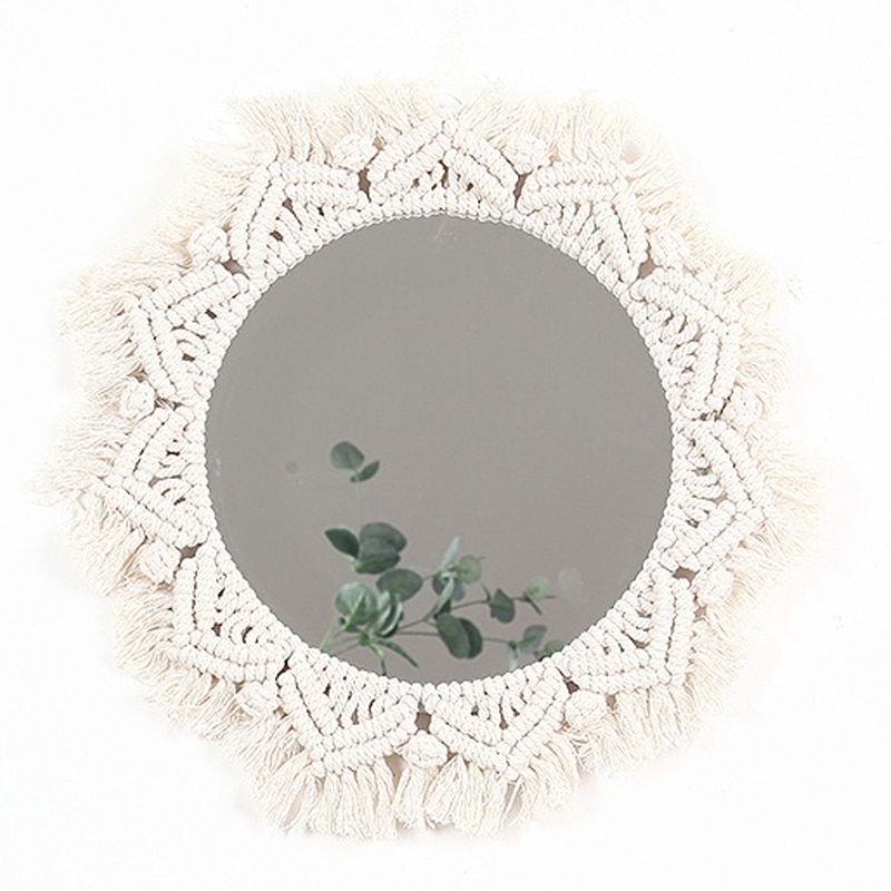 Bohemian Style Mirror Macrame