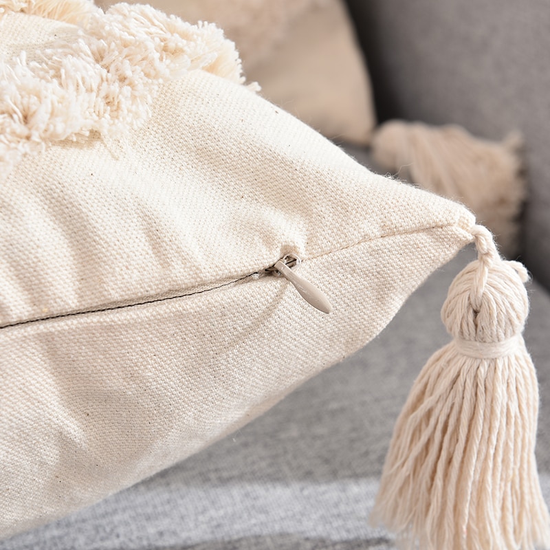 Bohemian Style Tassel Pillowcase Bohemian Style Tassel Pillowcase