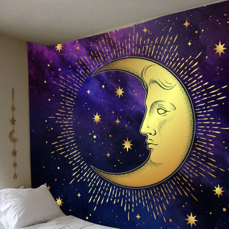 Bohemian Wall Hanging Sun Moon Tapestry Bohemian Wall Hanging Sun Moon Tapestry