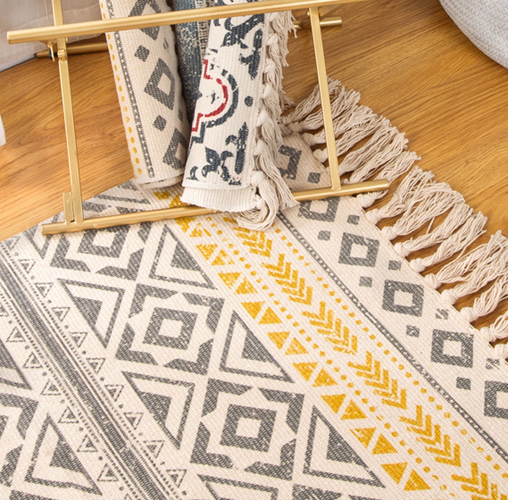 Boho Area Rug Floor Mat Decor