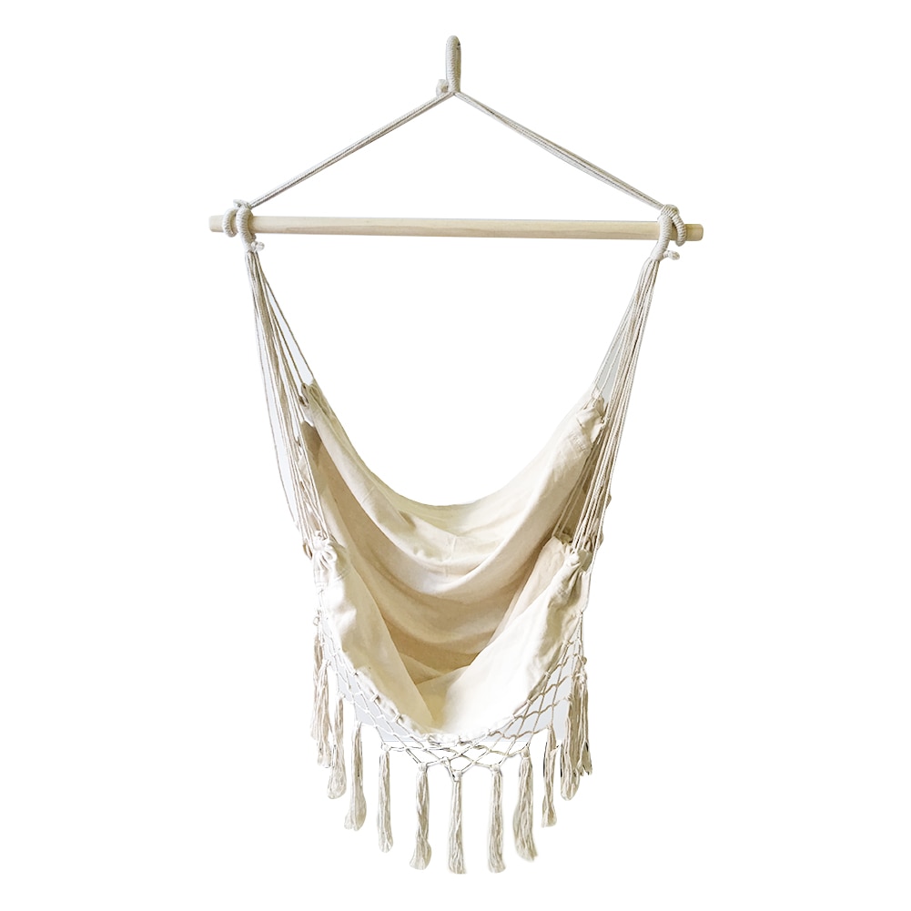Boho Hanging Chair Rope Hammock