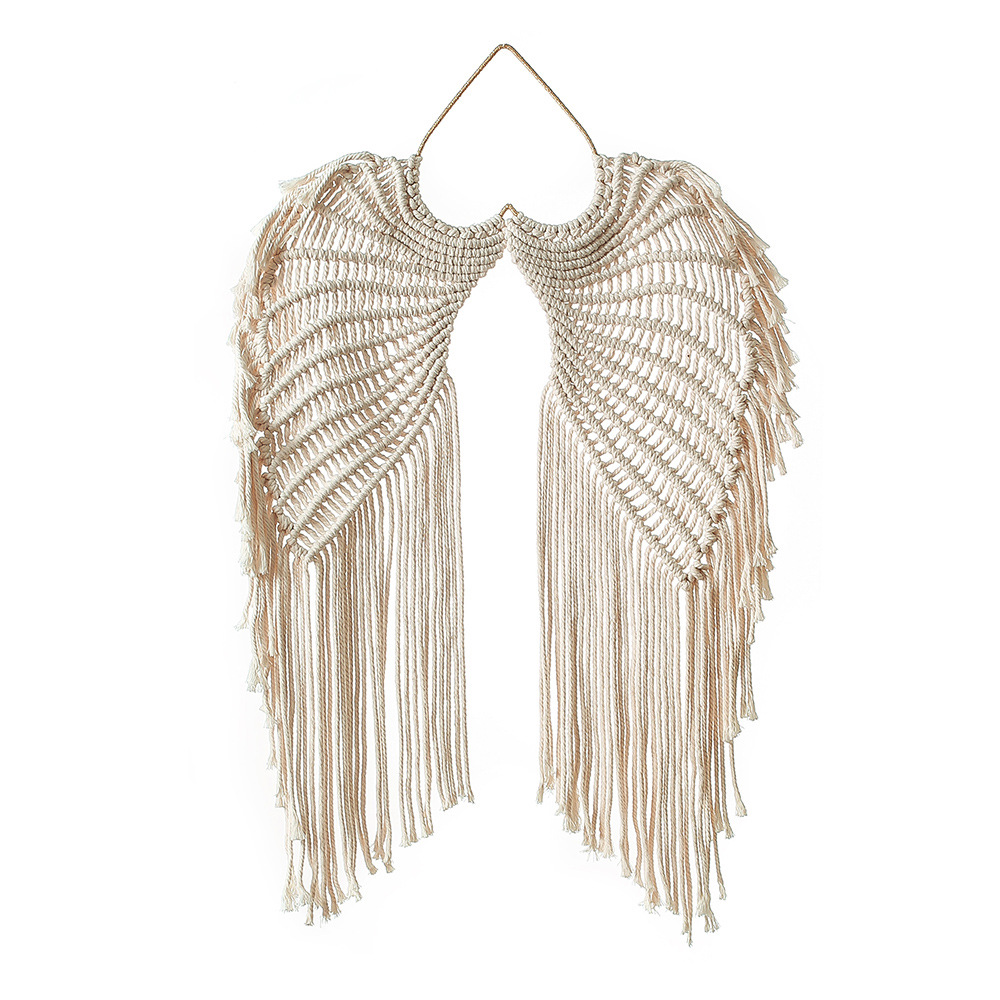 Boho Macrame Wings Wall Decor