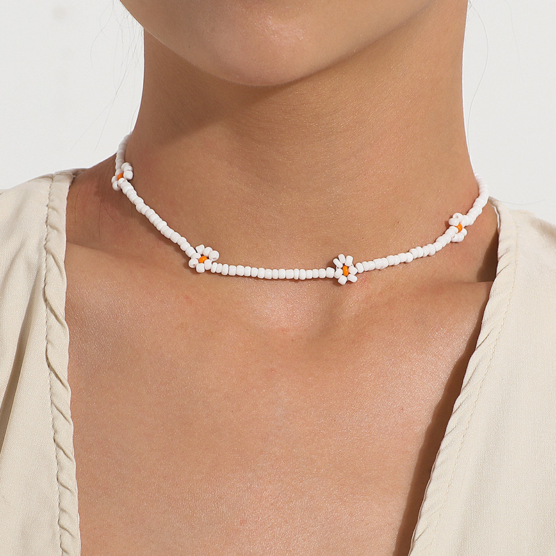 Boho Summer Bead Necklace
